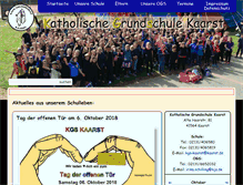 Tablet Screenshot of katholische-grundschule-kaarst.de